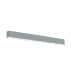 LUMICOM - LUMICOM | LINEAR Plafoniera, STRIP LED INTEGRATA, 24W, 4000K, metallo, grigio, L100cm