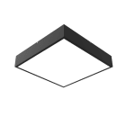 LUMICOM - MONDRIAN DECKENLEUCHTE 42X42 METALLO schwarz glänzende 30W 4000K