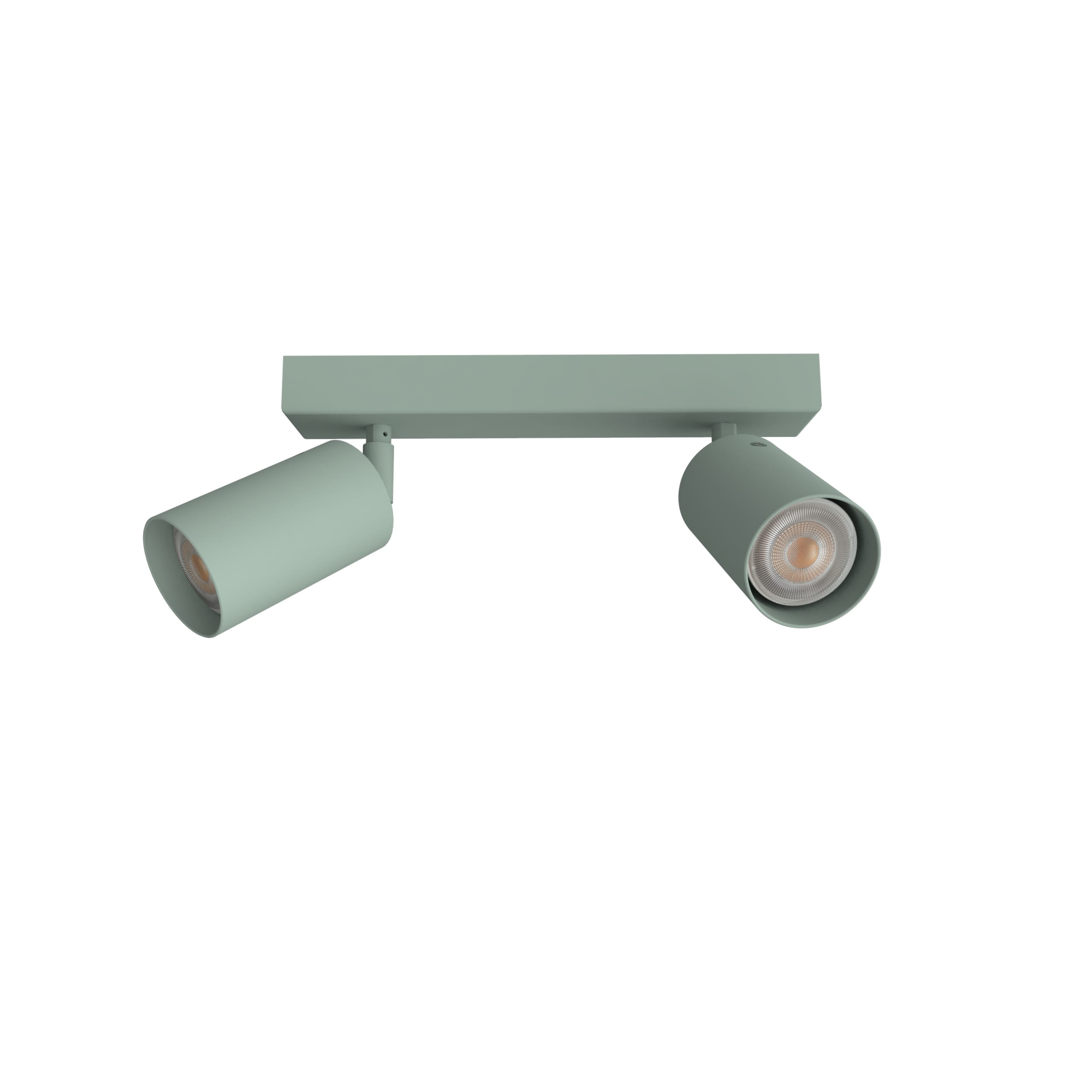 LUMICOM - LUMICOM | FORM M Plafoniera, 2X GU10, max 33W, metallo, iceberg green, L.30cm