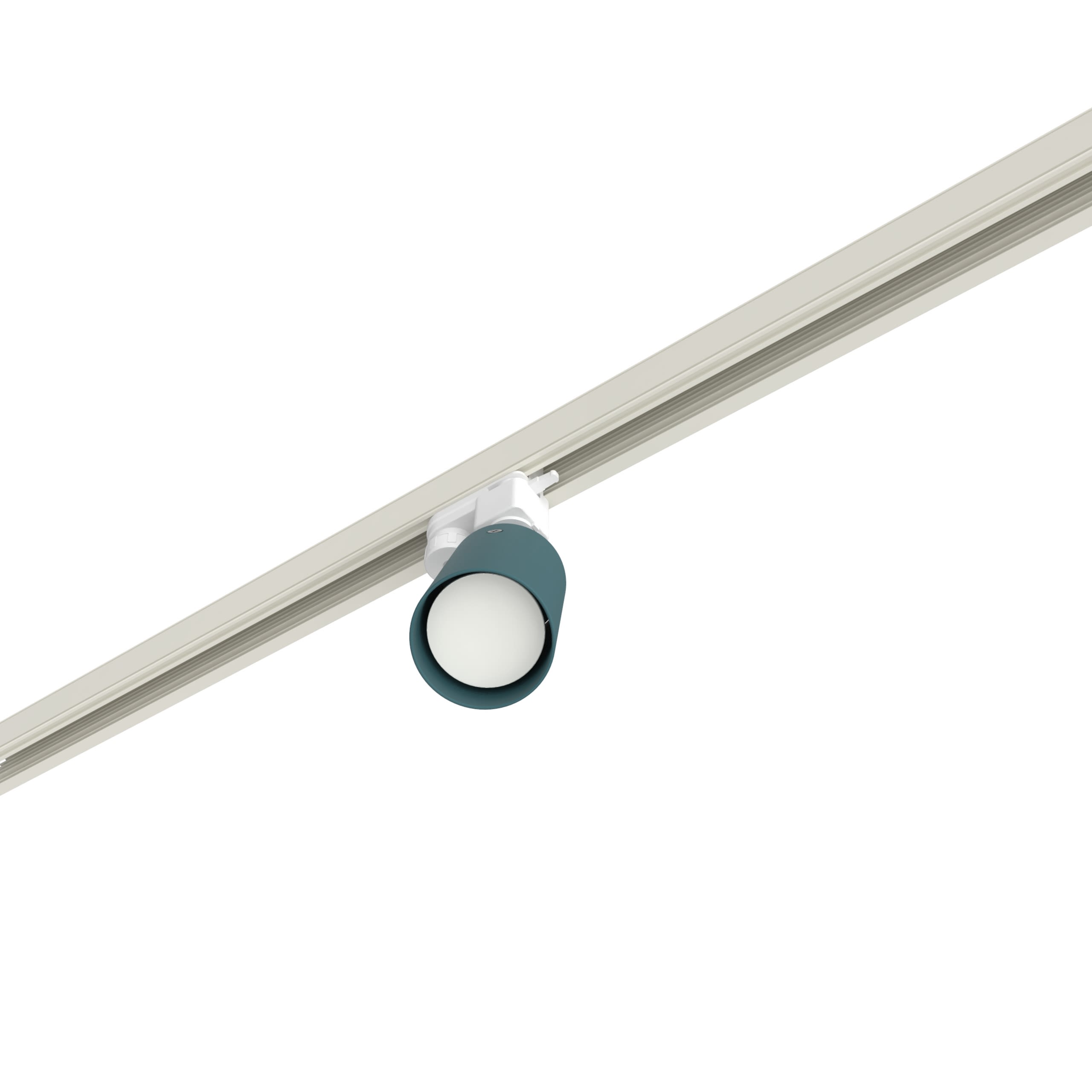 LUMICOM - FORM TRACK H10 Ø6 METALLO BLU MEDITERRANEO 1XGU10