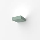 LUMICOM - MONDRIAN APPLIQUE LED 14X14 METALLO VERDE ICEBERG 10W 4000K