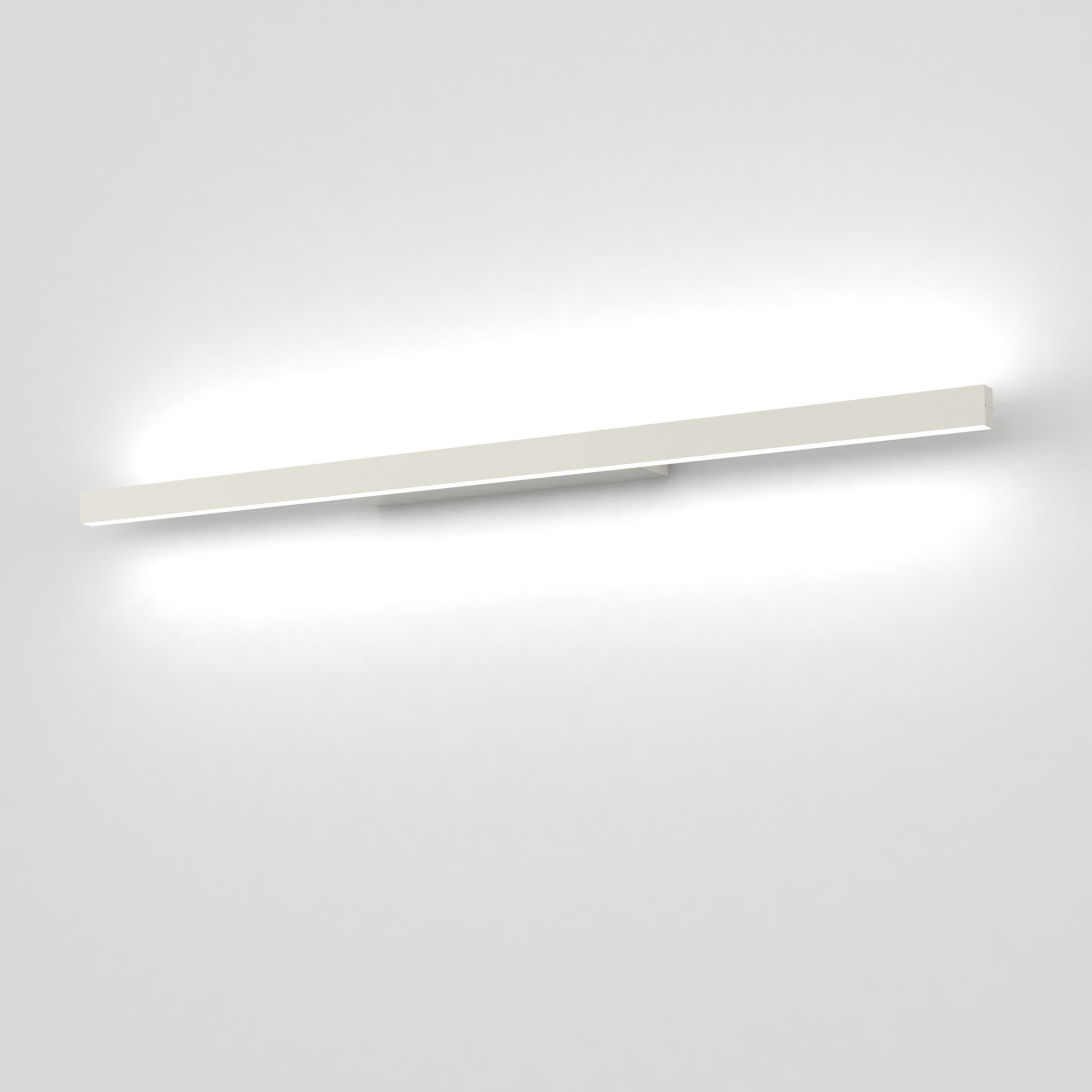 LUMICOM - LUMICOM | RIFT applique l, STRIP LED, 30W/m, 4000K, metallo, bianco lucido, L.90