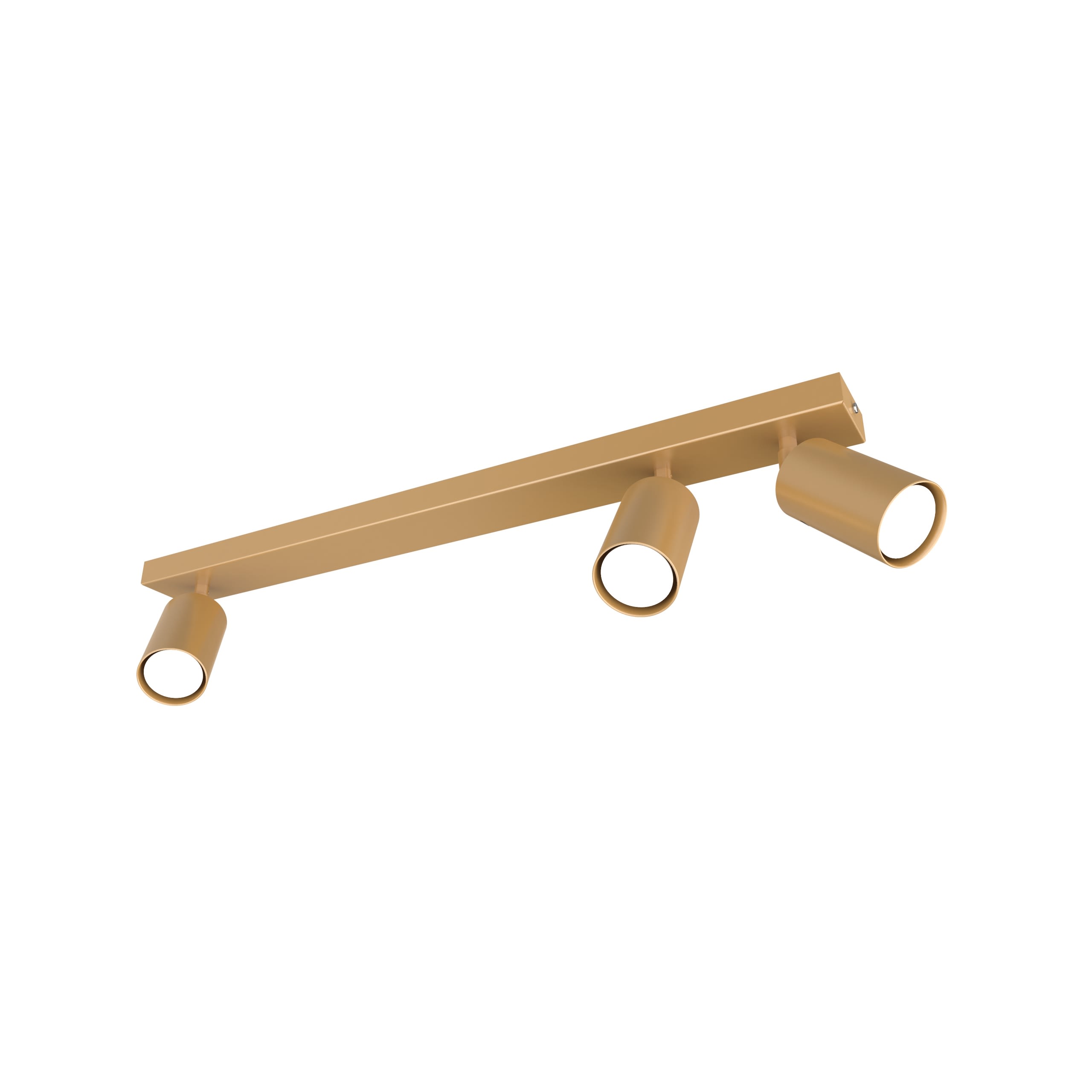 LUMICOM - LUMICOM | FLECK Deckenleuchte, 3x GU10, max 33W, metall, anodic gold, D.6cm