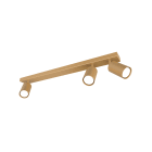 LUMICOM - LUMICOM | FLECK Deckenleuchte, 3x GU10, max 33W, metall, anodic gold, D.6cm
