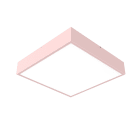 LUMICOM - MONDRIAN PLAFONIERA 42X42 METALLO ROSA LOTUS 30W 4000K