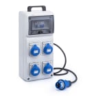 ROSI MATERIALE ELETT - RCO2240 QUADRI ACS 4 PRESE INCASSO IP67