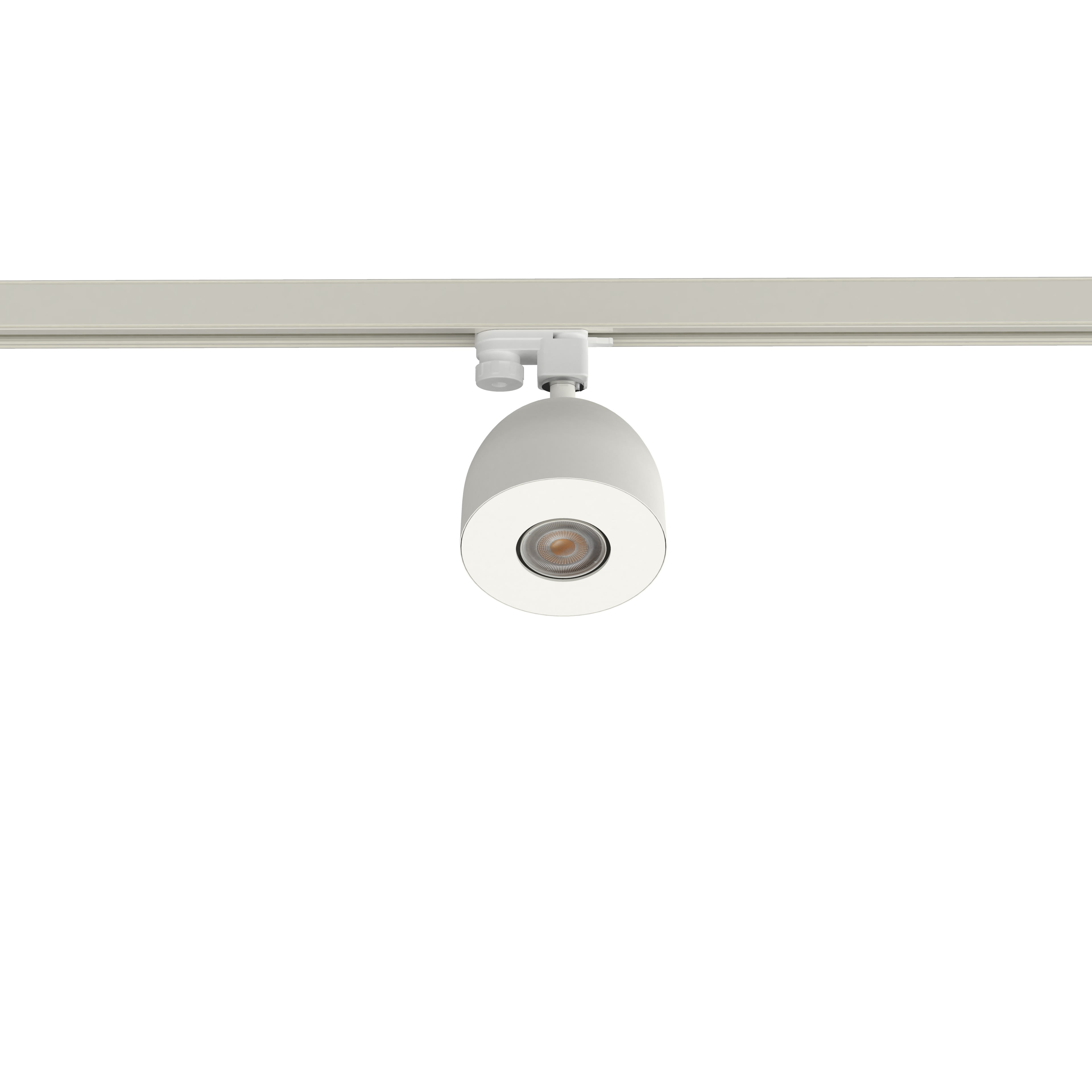 LUMICOM - CAMPANELLA TRACK H12 Ø12 METALLO BIANCO OPACO 1XGU10