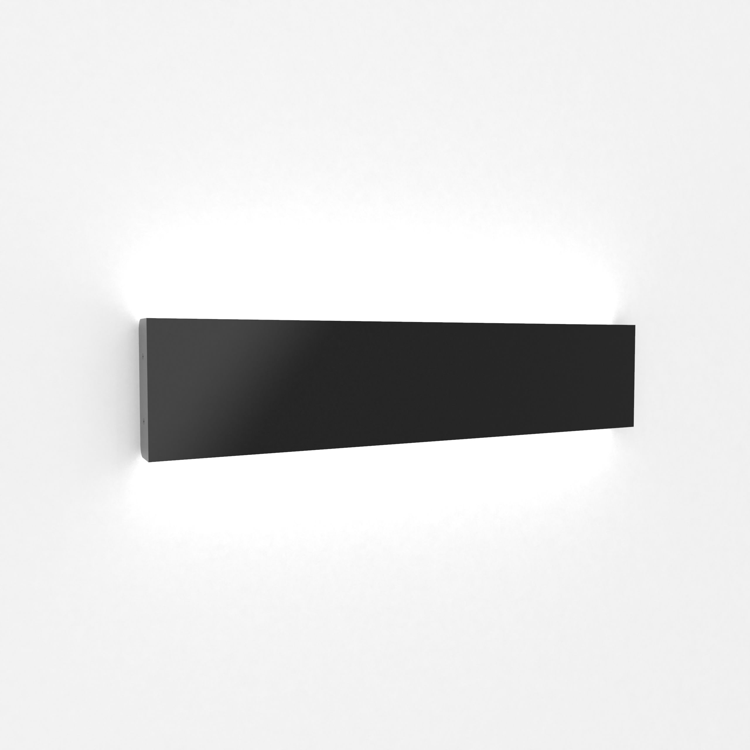 LUMICOM - LUMICOM | BAND applique, STRIP LED, 17W/m, 4000K, metallo, nero lucido, L.50
