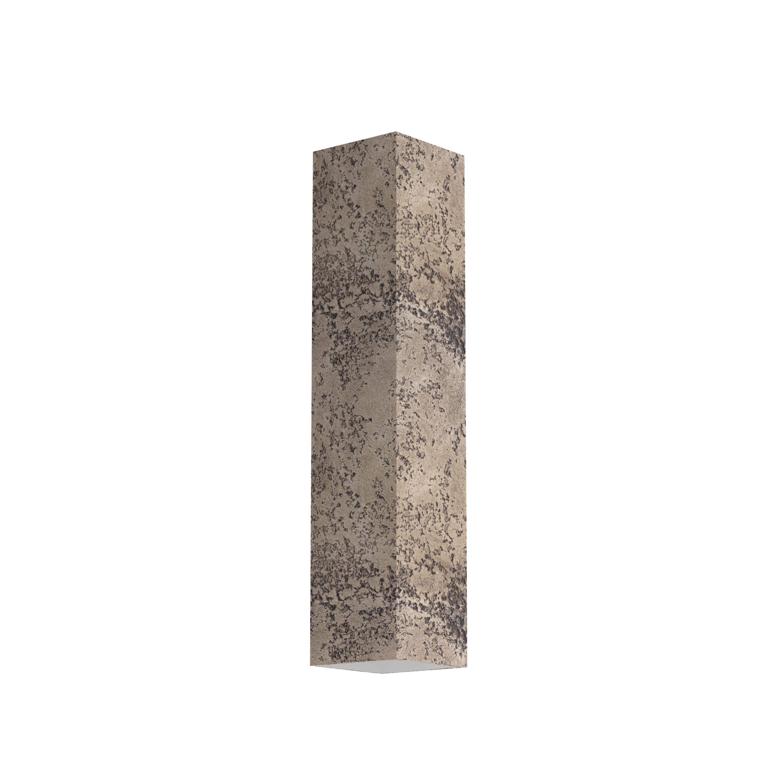 LUMICOM - LUMICOM | CUBE Plafoniera, 1X GU10, max 33W, metallo, cemento, H30cm
