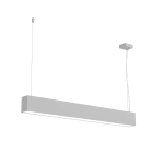 LUMICOM - LUMICOM | LINEAR Sospensione, STRIP LED INTEGRATA, 10.5 W, 4000K, metallo, bianco opaco, L60cm