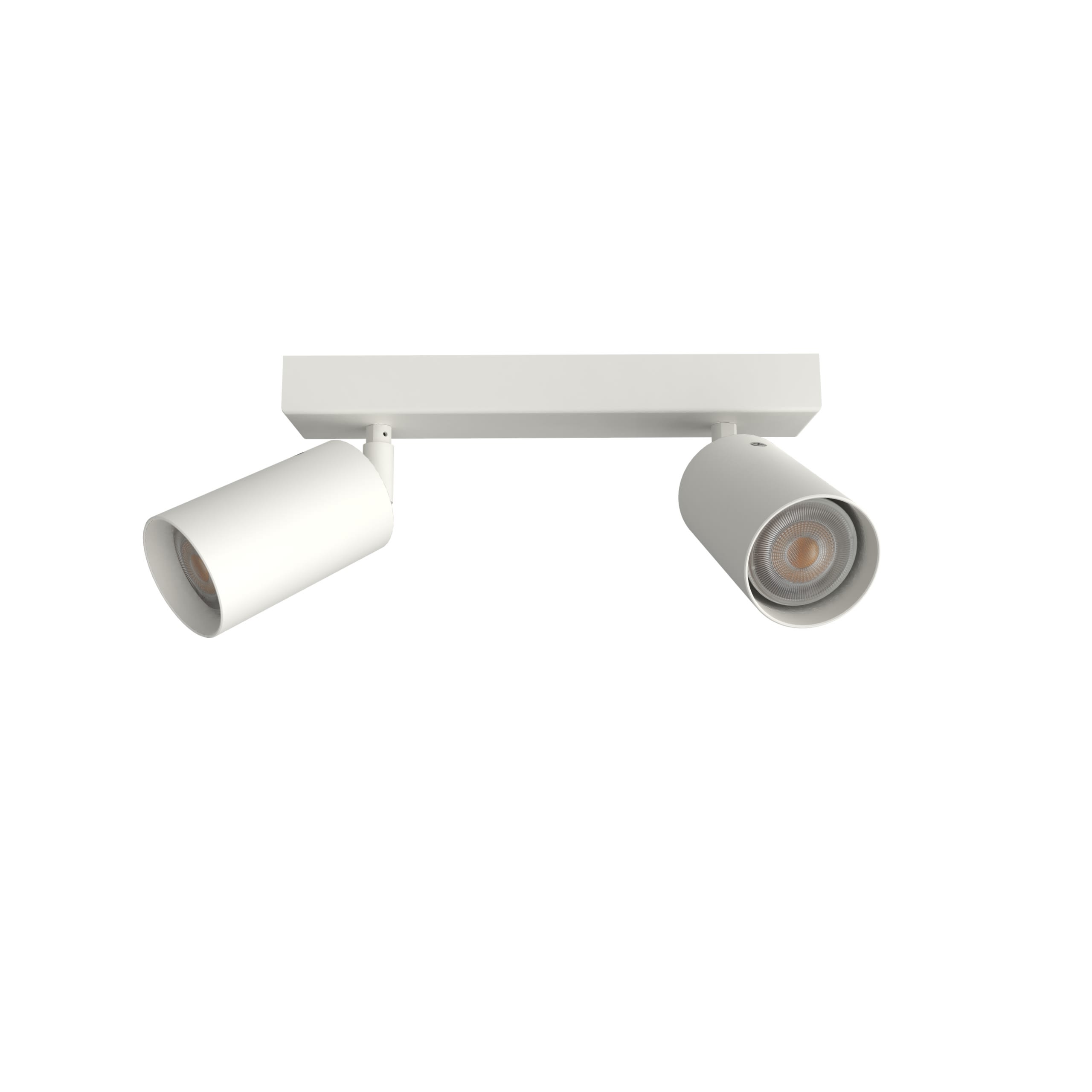 LUMICOM - LUMICOM | FORM M Plafoniera, 2X GU10, max 33W, metallo, bianco opaco, L.30cm