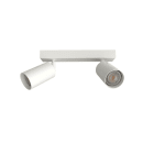 LUMICOM - LUMICOM | FORM M Plafoniera, 2X GU10, max 33W, metallo, bianco opaco, L.30cm