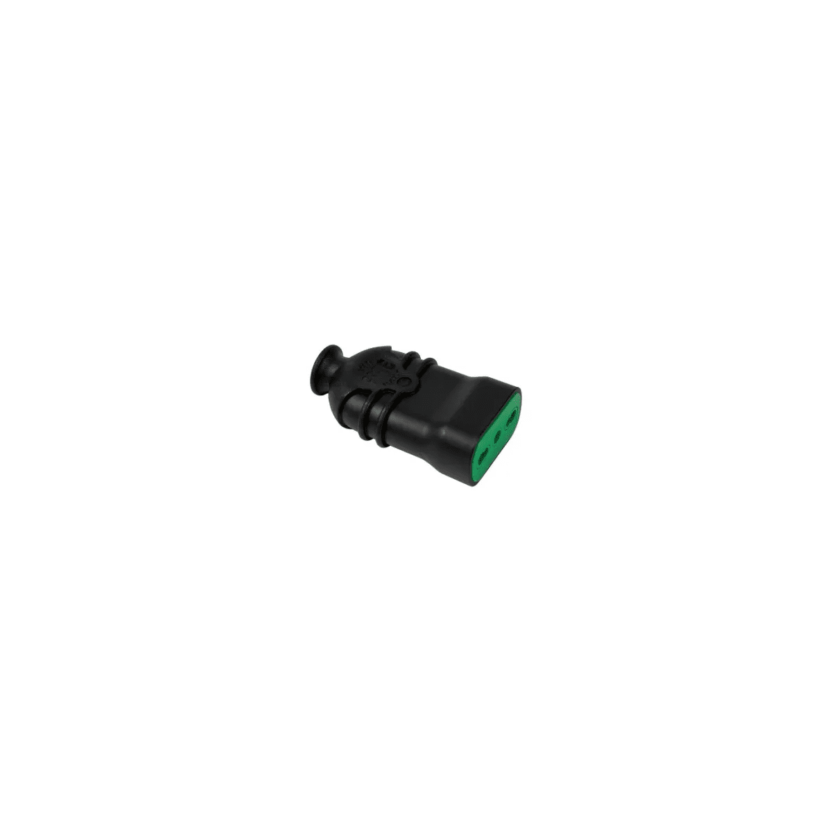 ENERGYX - Presa bipasso rinforzata  16A/10A, nera, made in italy