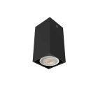 LUMICOM - LUMICOM | CUBE Plafoniera, 1X GU10, max 33W, metallo, nero opaco, H10cm