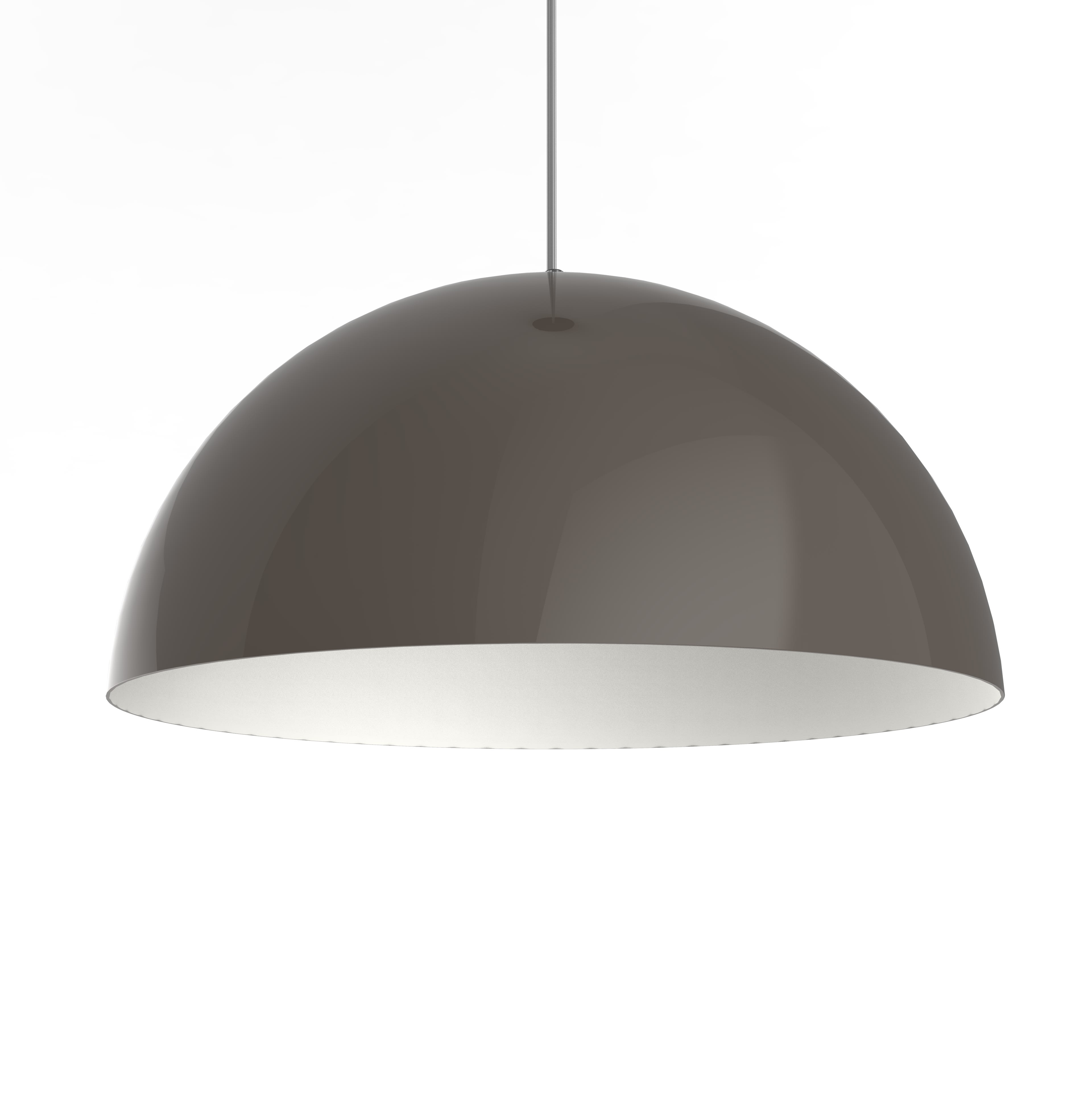 LUMICOM - CASSIS SOSPENSIONE Ø40 METALLO TORTORA / BIANCO 1 X E27