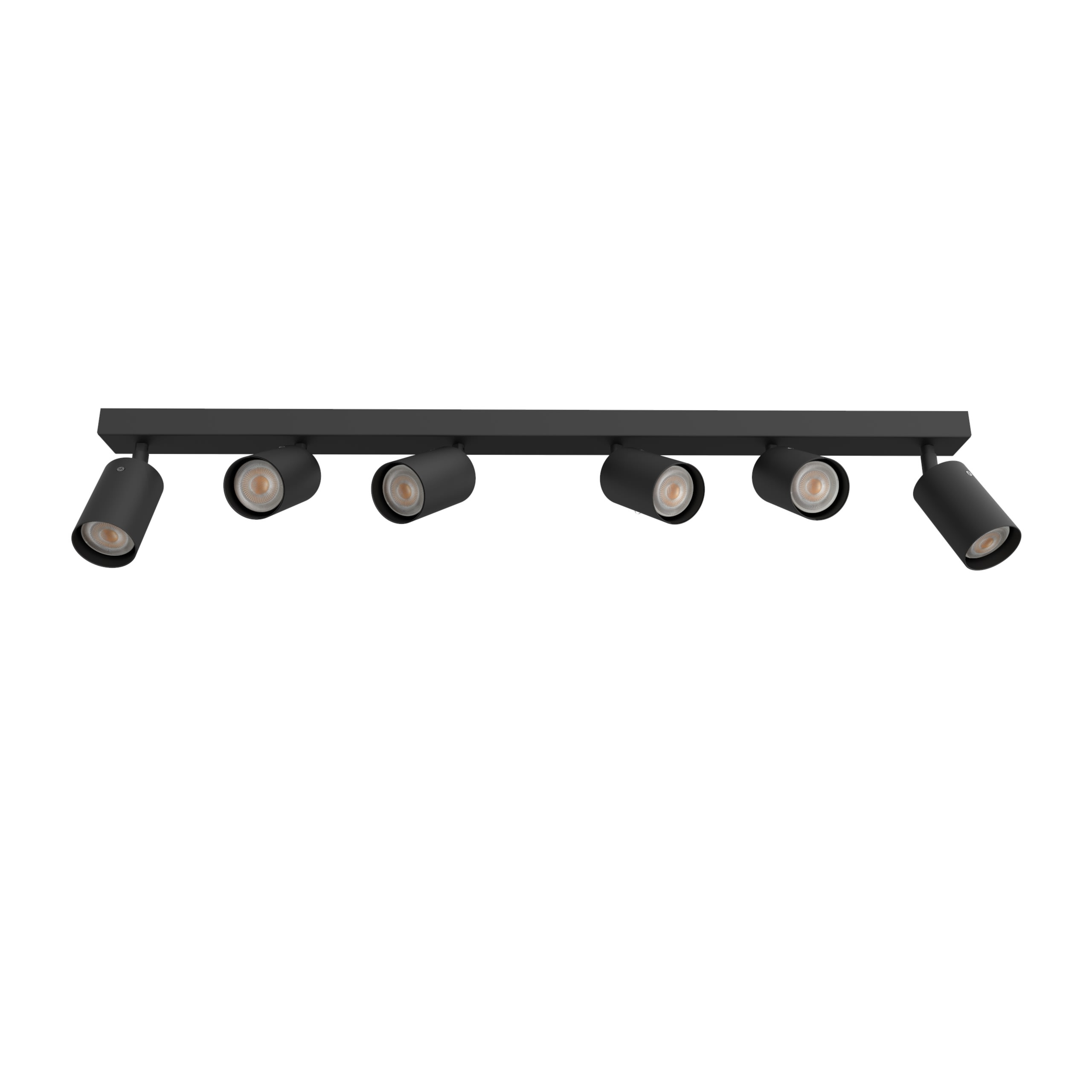 LUMICOM - LUMICOM | FORM plafoniera, 6XGU10, max 33W, metallo, nero, L90cm
