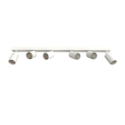LUMICOM - LUMICOM | FORM XL Plafoniera, 6X GU10, max 33W, metallo, bianco opaco, L.90cm x H.15cm
