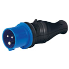 ROSI MATERIALE ELETT - ADATTATORE IND. 16A 2P+T IP44 PER SPINA SCHUKO PRESSOFUSA 2P SENZA TERRA - PRODOTTO BREVETTATO