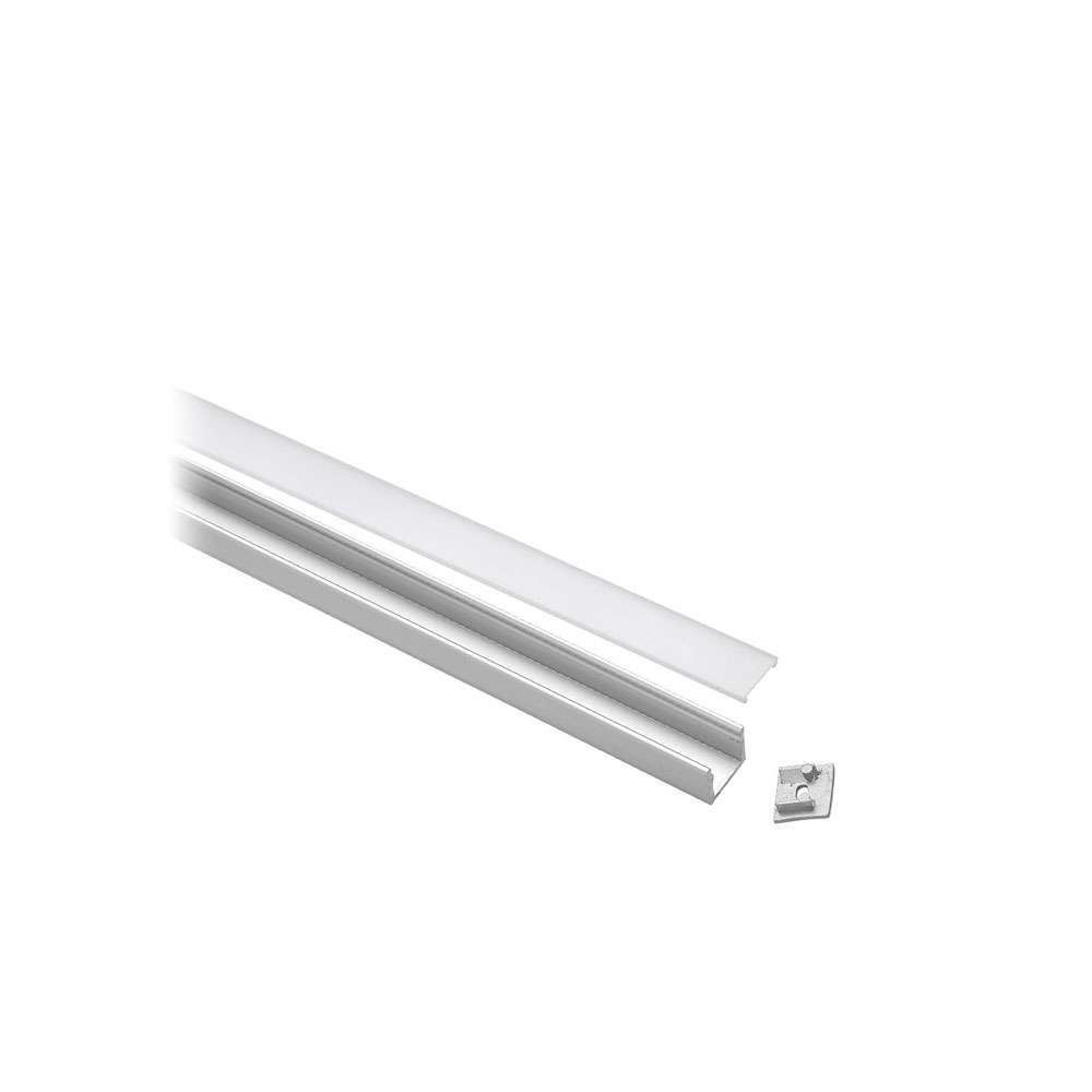 ARENA LUCI DESIGN - PROFILO SLIM WIDE NERO TRASP. 2m