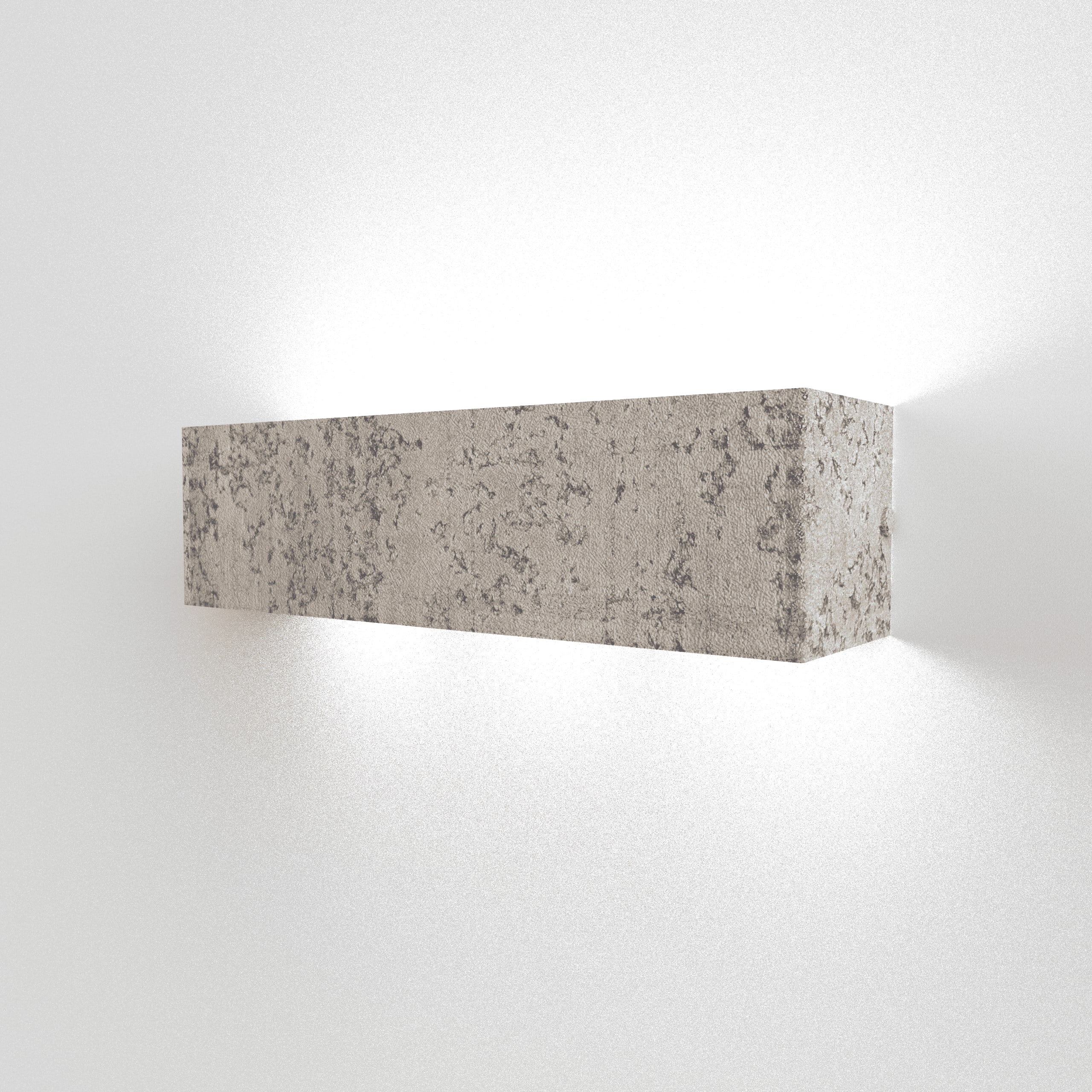 LUMICOM - DESMO L WANDLEUCHTE 45x10 METALL CIMENT 6xGX53