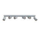 LUMICOM - LUMICOM | FORM Deckenleuchte, 6XGU10, max 33W, metall, grau, L90cm