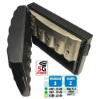 AEV - Amplif. palo 5G 112dBuV 3 ingr. reg. UHF 35dB UHF 35dB B.III 25dB - 2 out + cc