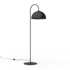 LUMICOM - CASSIS ARCO Stehlampe, 170 cm, glänzend Schwarz, Metall, 1xE27