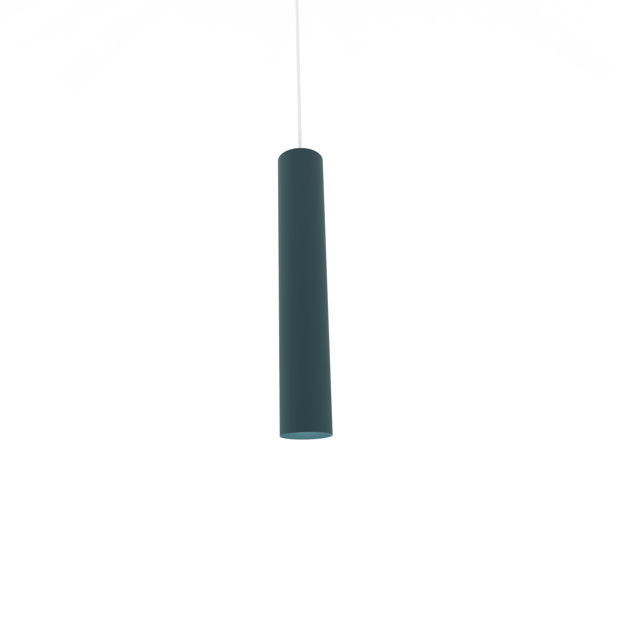 LUMICOM - LUMICOM | ROND Sospensione, 1X GU10, max 33W, metallo, blu mediterraneo, H.30cm