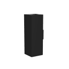 LUMICOM - LUMICOM | CUBE Applique, 2X GU10, max 33W, metallo, nero opaco, H18cm