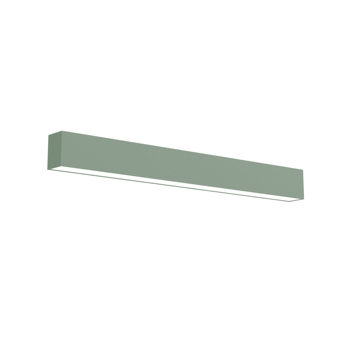LUMICOM - LUMICOM | LINEAR Plafoniera, STRIP LED INTEGRATA, 9.6W, 4000K, metallo, verde iceberg, L40cm