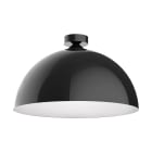 LUMICOM - CASSIS DECKENLEUCHTE Ø40 GLÄNZEND SCHWARZ /WEISS METALL 1x E27