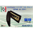 AEV - Amplificatore da palo 110dBuV - 1 ingr. reg. 30dB - 174-790mhZ log. 2 uscite