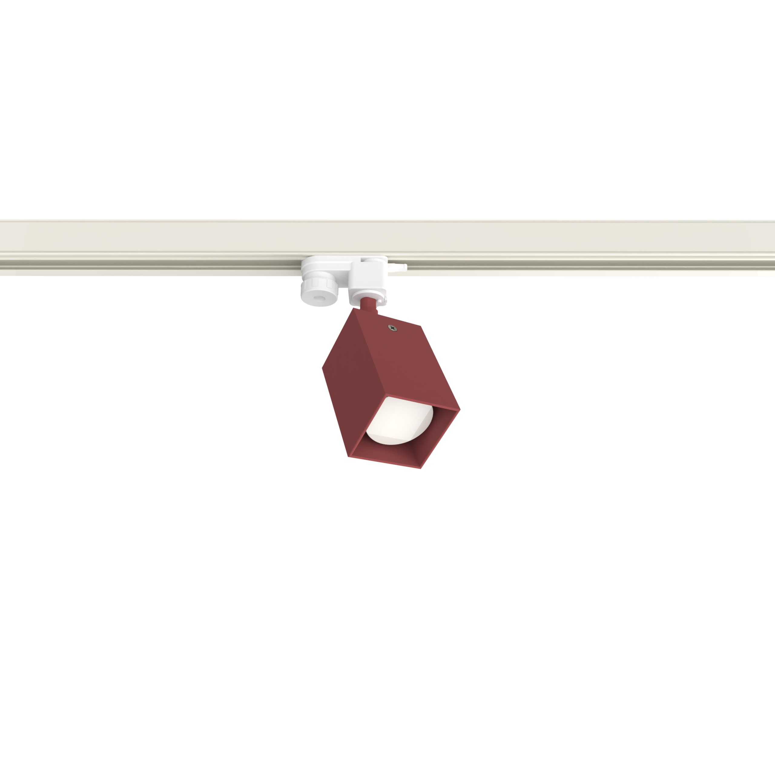 LUMICOM - BRICK TRACK H10 L.6 METALLO ROSSO COWHIDE 1XGU10