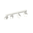 LUMICOM - LUMICOM | BRINCK Plafoniera L, 4X GU10, max 33W, metallo, bianco, L.6cm