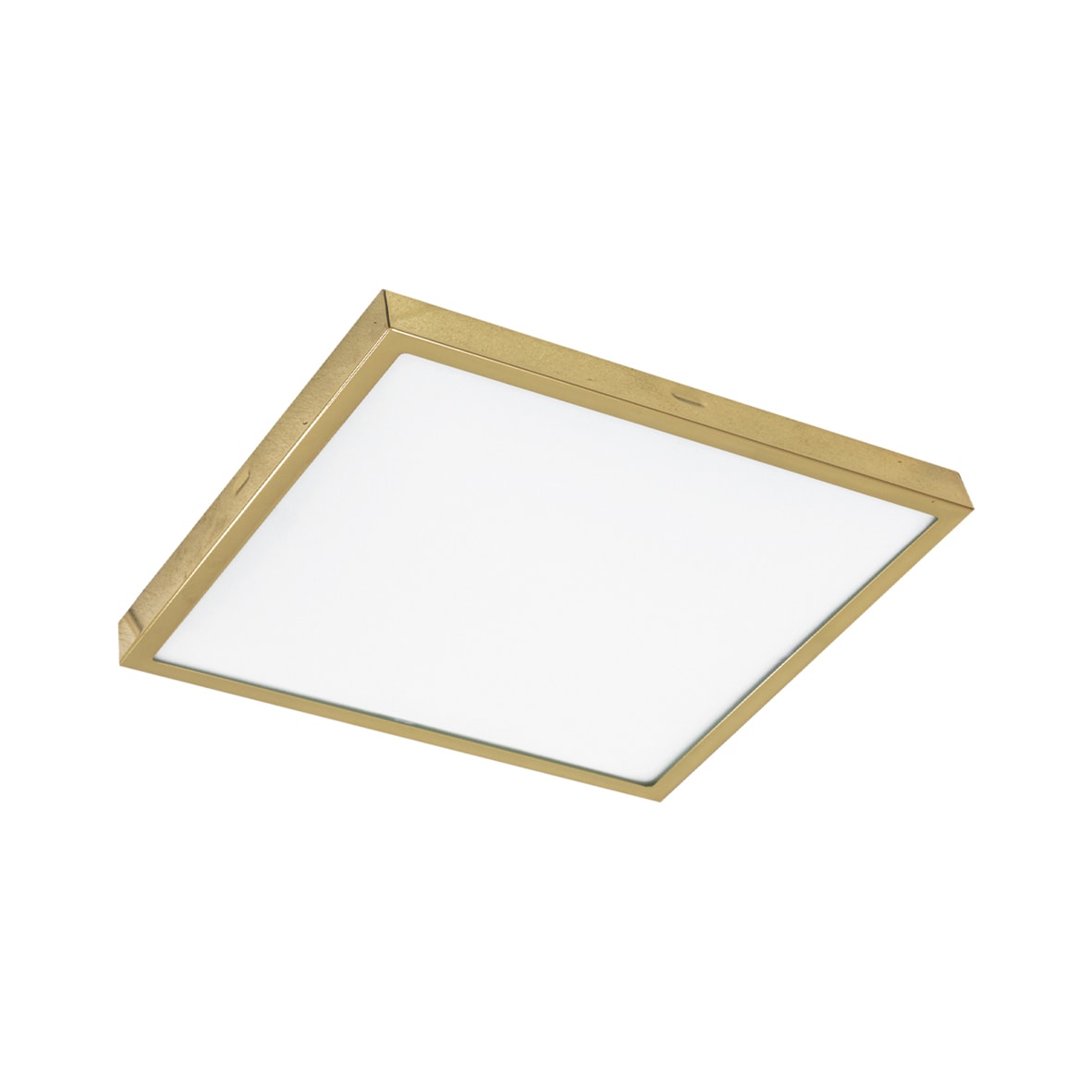 Rossini illuminazione - PLAFONIERA QUADRATA BIANCA/VETRO SATINATO LED 13W 2700K IP20 30CM