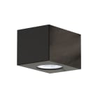 LUMICOM - LUMICOM | MANHATTAN S Plafoniera, 1X GU10, max 33W, metallo, nero lucido, 10x10cm