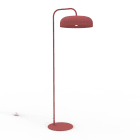 LUMICOM - TUZZI Stehlampe ø40 H165, rot, Metall, 1xE27