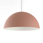 LUMICOM - Cassis Pendelleuchte Ø80 Metall Terrakotta/Weiß 1xE27