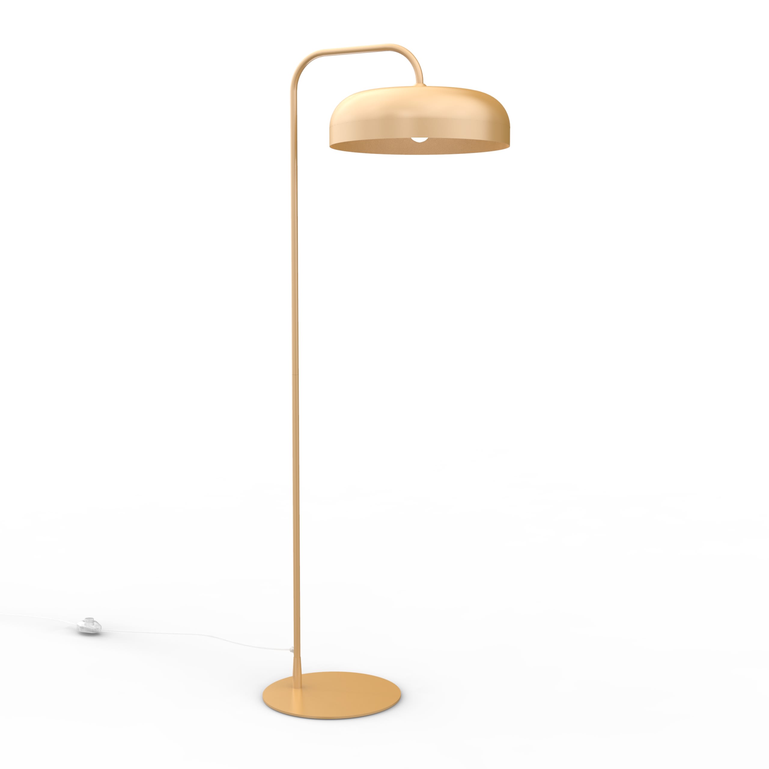 LUMICOM - TUZZI piantana ø40 h165 metallo oro anodic 1XE27