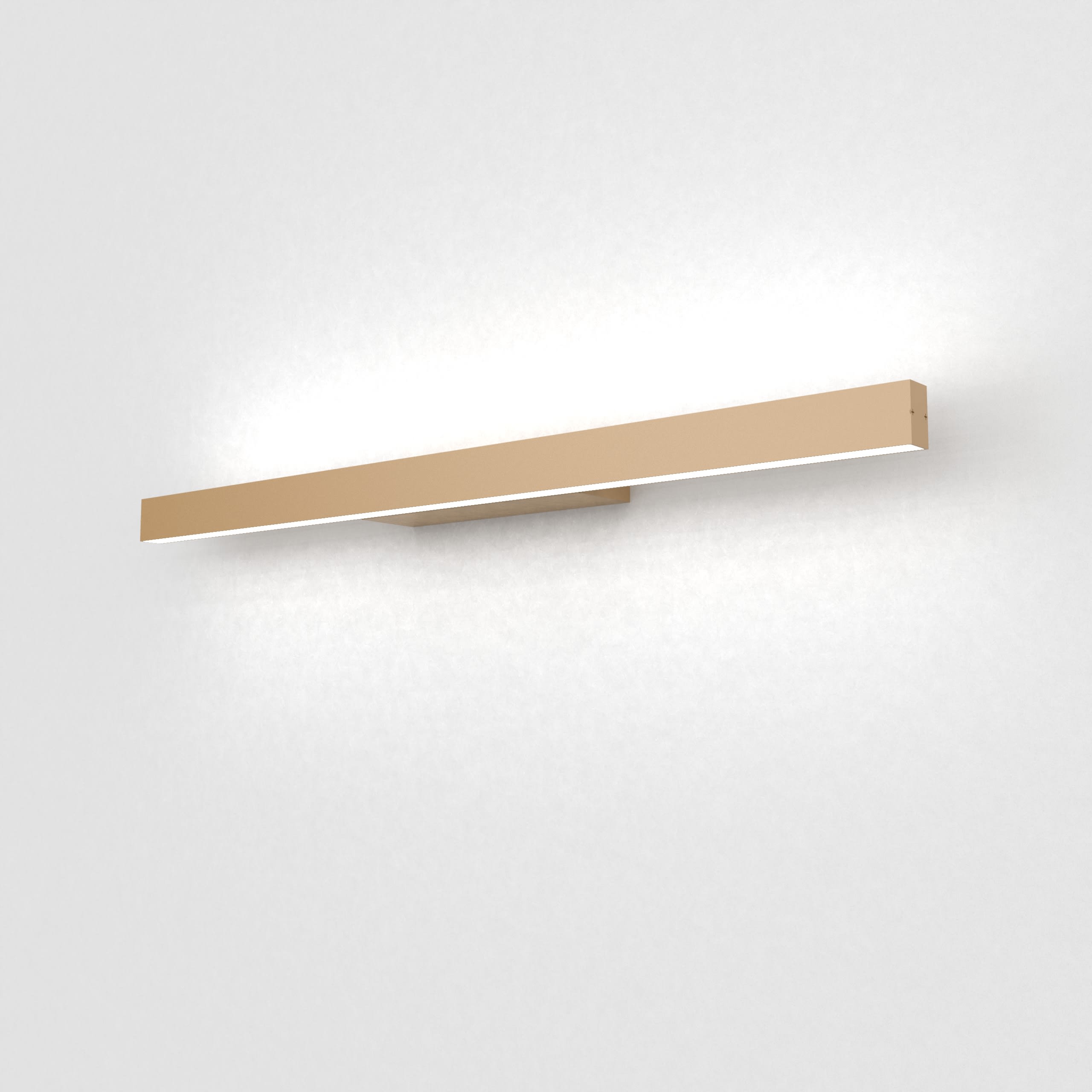LUMICOM - LUMICOM | RIFT wandleuchte m, STRIP LED, 20W/m, 4000K, metall, anodic gold, L.60