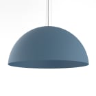 LUMICOM - CASSIS sospensione Ø80 metallo blu avio 1xE27