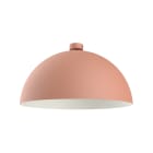 LUMICOM - CASSIS plafoniera Ø60 metallo terracotta/bianco 1xE27