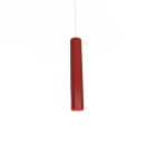 LUMICOM - LUMICOM | ROND Sospensione, 1X GU10, max 42W, metallo, rosso lucido, H.30cm