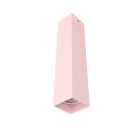 LUMICOM - LUMICOM | CUBE Plafoniera, 1X GU10, max 33W, metallo, rosa, H30cm