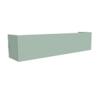 LUMICOM - DESMO L APPLIQUE 45x10 METALLO VERDE ICEBERG 6xGX53