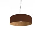 LUMICOM - TUZZI sospensione ø50 metallo corten/oro 1XE27