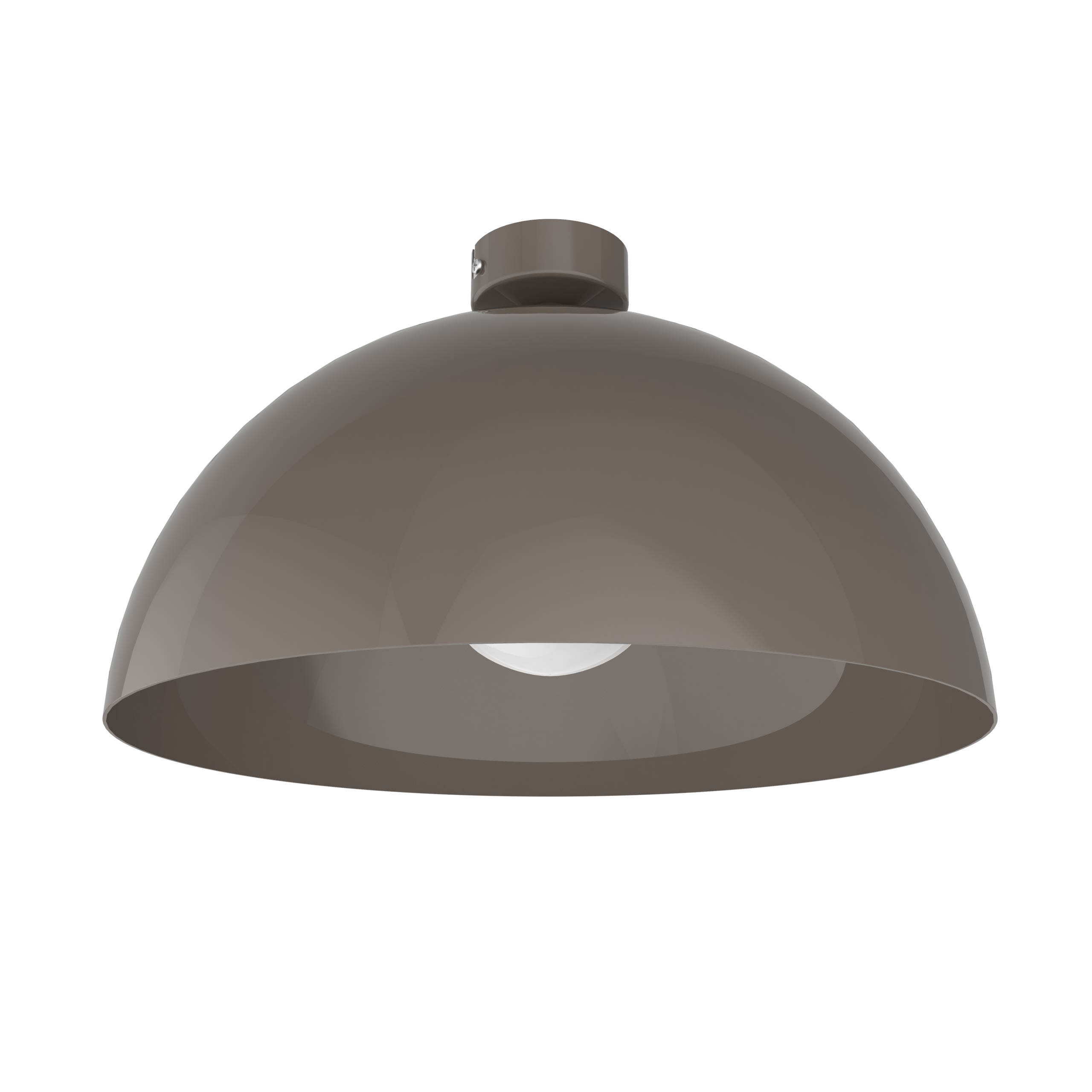 LUMICOM - CASSIS Deckenleuchte Ø40, glänzend tauben grau, Metall, 1x E27