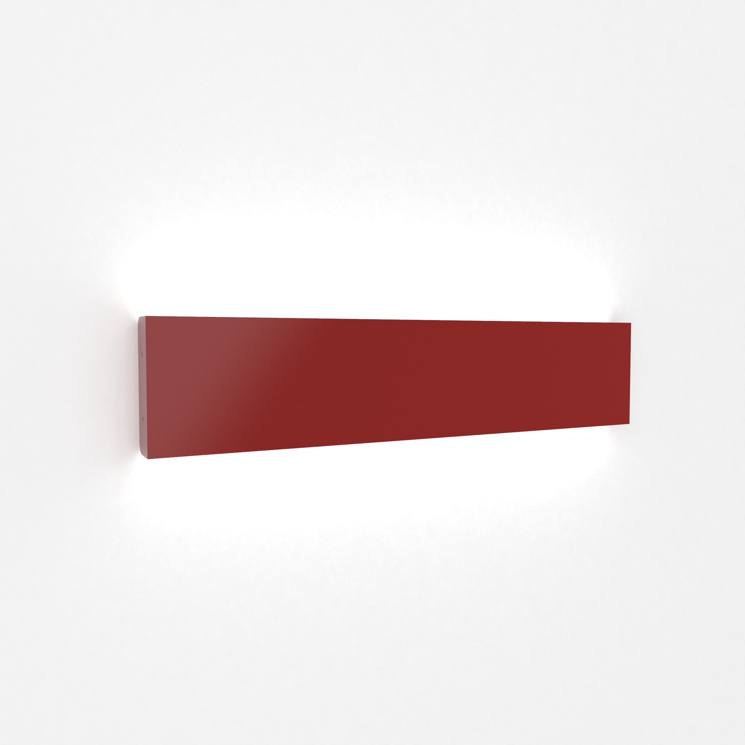 LUMICOM - LUMICOM | BAND applique, STRIP LED, 17W/m, 3000K, metallo, rosso lucido, L.50