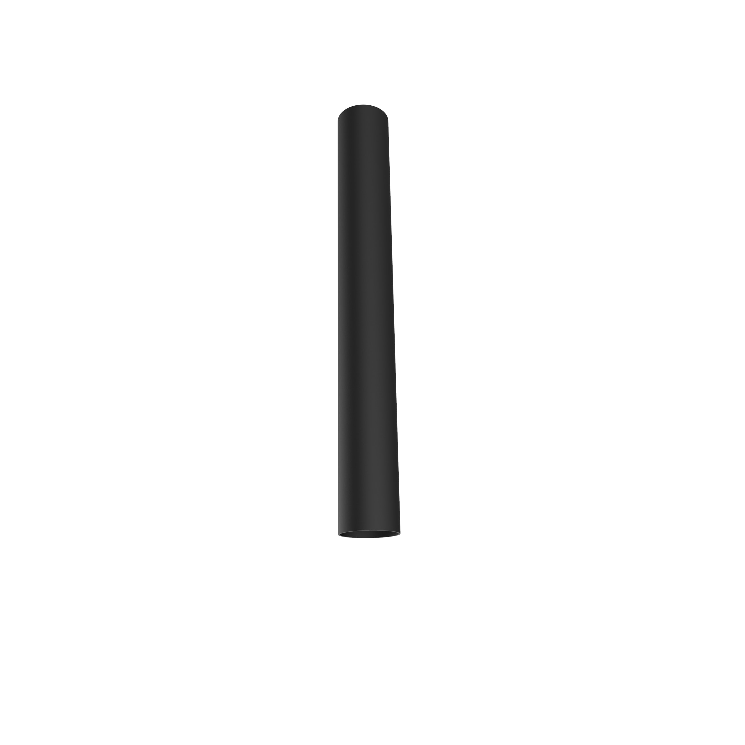 LUMICOM - LUMICOM | ROND Plafoniera, 1x GU10, max 33W, metallo, nero opaco, D.6cm x H40cm
