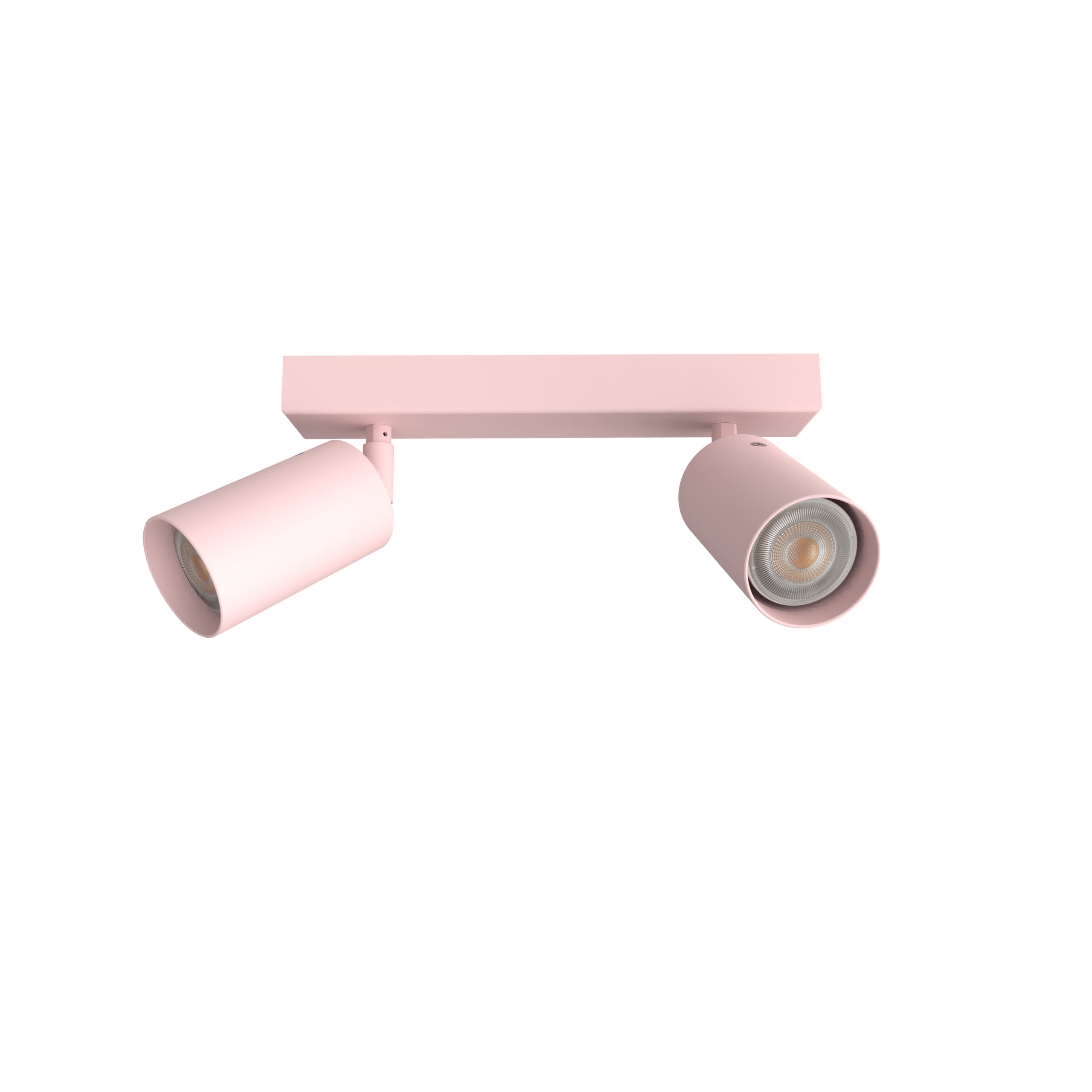 LUMICOM - LUMICOM | FORM M Plafoniera, 2X GU10, max 33W, metallo, rosa, L.30cm